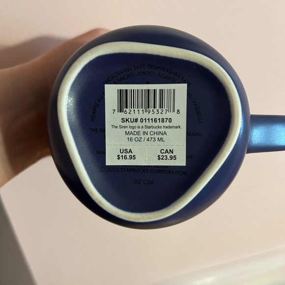 Starbucks Blue Ceramic Mug - Picture 4 of 5